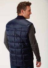 Roper 1473 Relleno de poliéster (Azul marino) - Chaleco de hombre