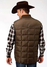 Roper 1473 Relleno de poliéster (Marrón) - Chaleco para hombre