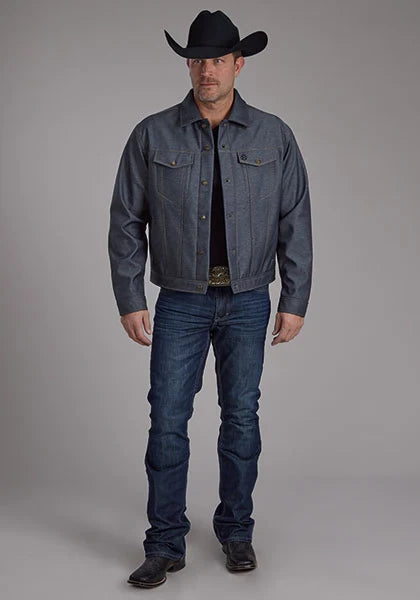 Roper 2252 con apariencia de mezclilla (azul) - Chaqueta softshell para hombre