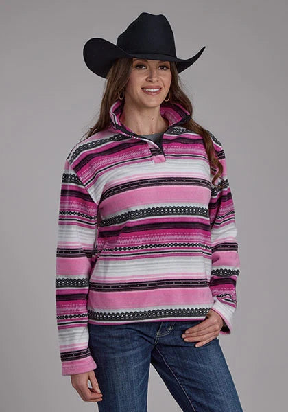 Roper 2322 Aztec (Rosa) - Suéter de felpa para mujer