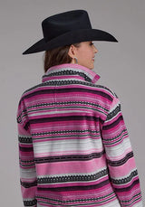 Roper 2322 Aztec (Rosa) - Suéter de felpa para mujer