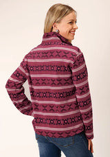 Roper 1816 Aztec (Granate) - Sudadera polar de mujer