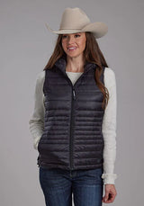 Roper 2165 Parachute (negro) - Chaleco de nailon para mujer