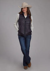 Roper 2165 Parachute (negro) - Chaleco de nailon para mujer