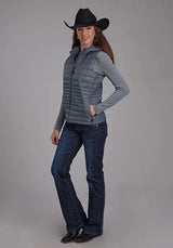 Roper 2165 Parachute (Acero) - Chaleco de nailon para mujer