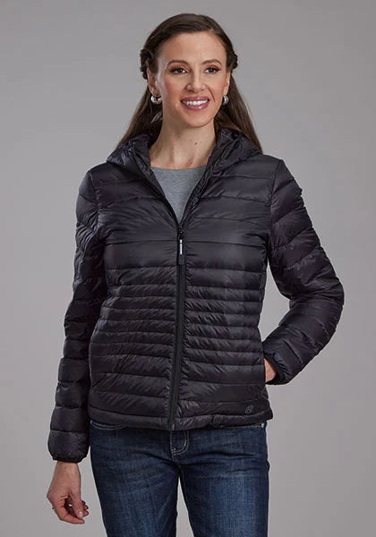 Chaqueta de nailon Roper 2165 Parachute (negra) - Para mujer