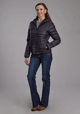 Chaqueta de nailon Roper 2165 Parachute (negra) - Para mujer
