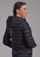Chaqueta de nailon Roper 2165 Parachute (negra) - Para mujer