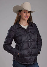 Roper 2165 Parachute Pockets (Black) - Women's Nylon Jacket