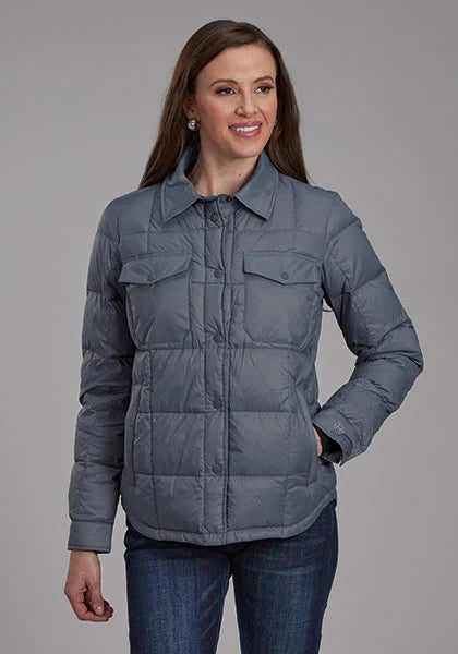 Chaqueta de nailon para mujer Roper 2165 Parachute Pockets (Steel)