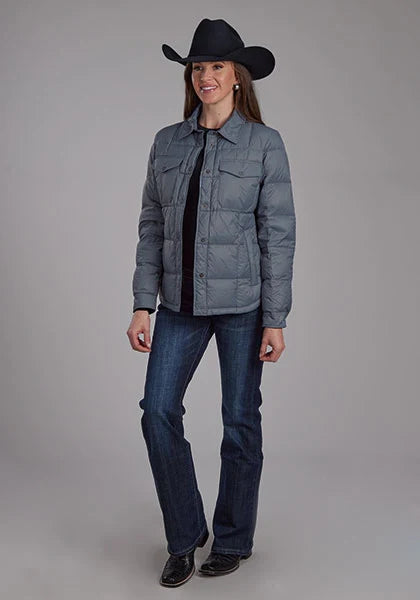 Chaqueta de nailon para mujer Roper 2165 Parachute Pockets (Steel)