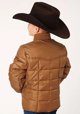 Chaqueta Roper de plumón sintético para niño (marrón)