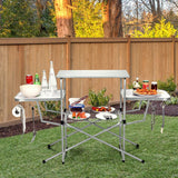 Mesa de barbacoa plegable para exteriores