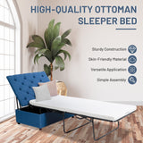 Cama Otomana Plegable con Colchón para Invitados y Siestas de Oficina