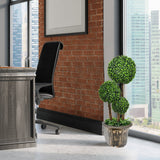 Árbol topiario artificial de bola triple de 30 pulgadas para interior y exterior con protección UV