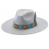 Sombrero de vaquera de fieltro de lana Bullhide Rain Bird