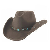 Bullhide Omaha - Sombrero de vaquero de fieltro de lana para niños