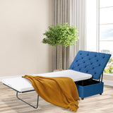 Cama Otomana Plegable con Colchón para Invitados y Siestas de Oficina