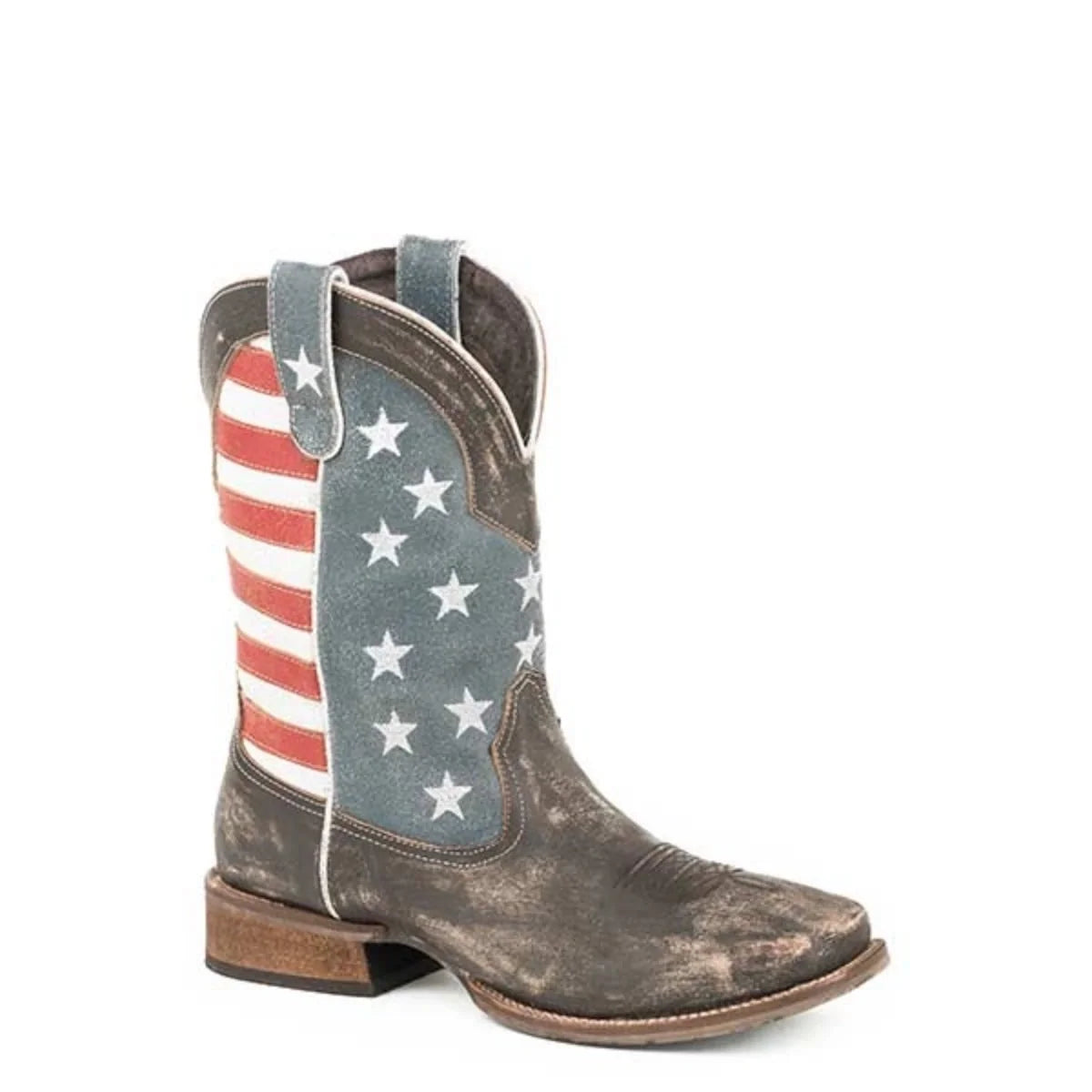 Roper America (Brown) - Bota vaquera para hombre