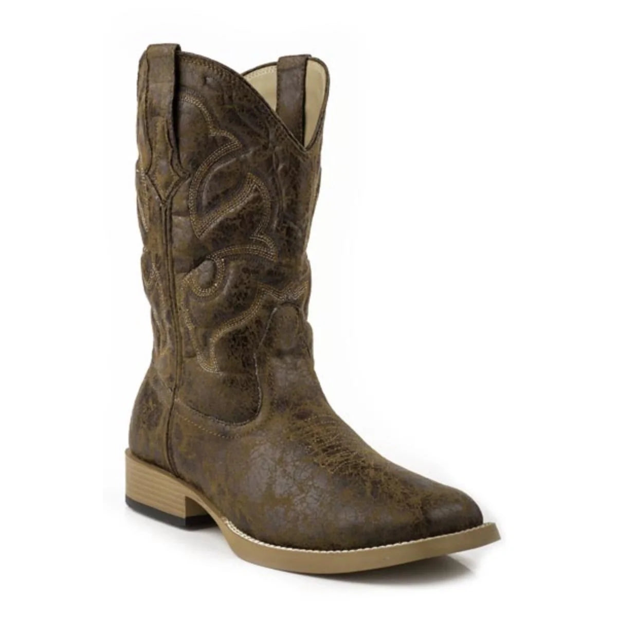 Botas vaqueras Roper Scout (color canela) para hombre