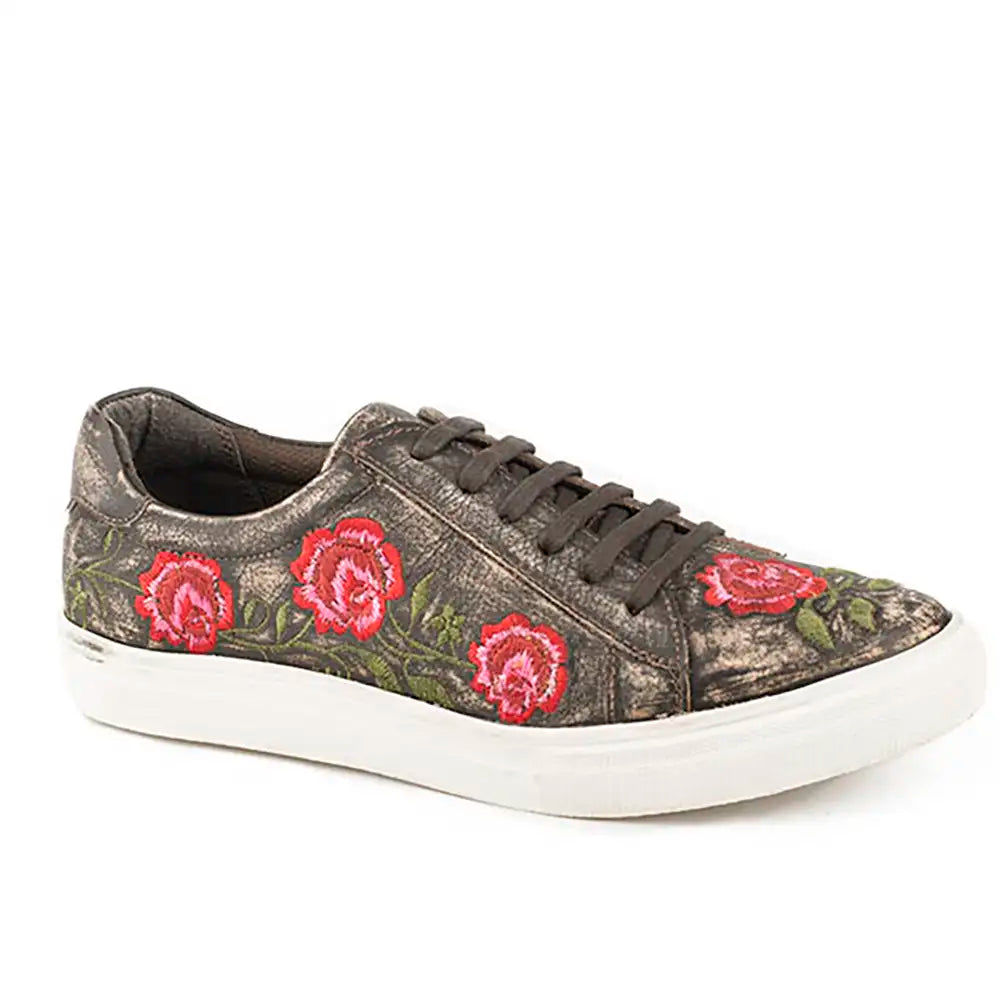 Roper Vintage Rose (Marrón) - Zapatilla de Cuero con Cordones para Mujer