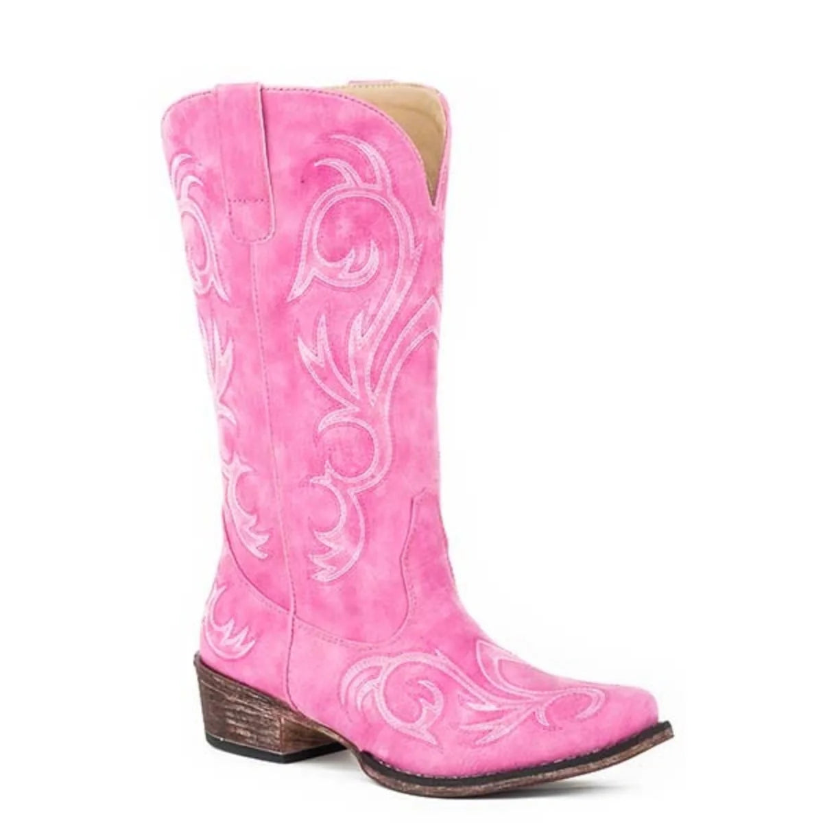 Roper Riley (Rosa) - Bota vaquera para mujer