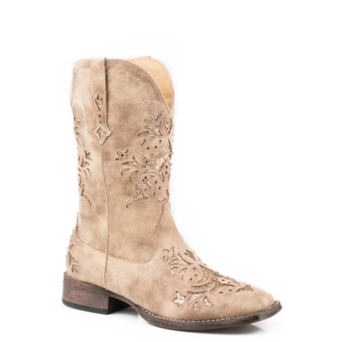 Bota de vaquera Roper Kennedy (Tan) - Mujer