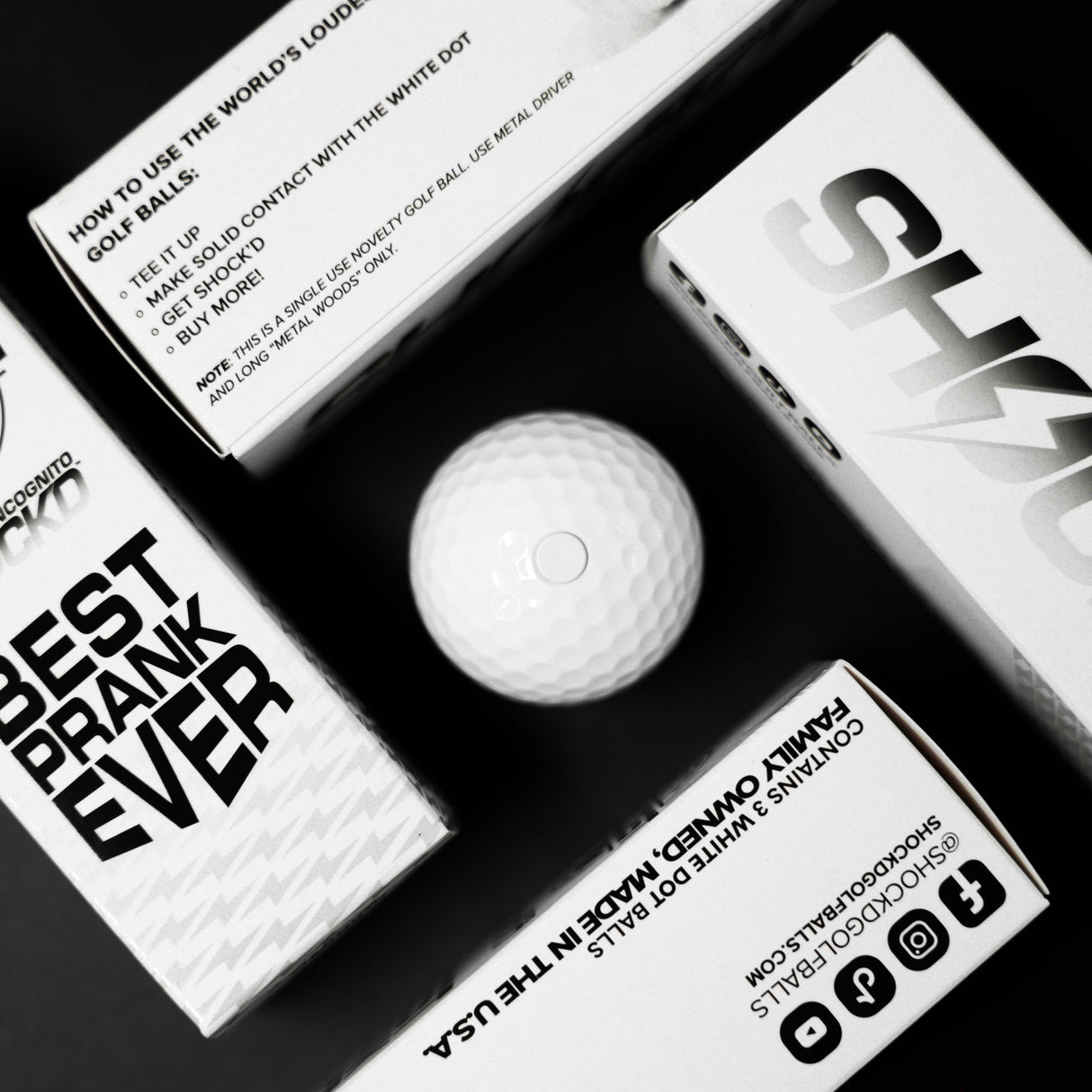 PAQUETE 3 POR EL PRECIO DE 1 - Pelotas de Golf SHOCK'D