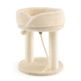 Árbol para gatos con plataformas de felpa y rascador