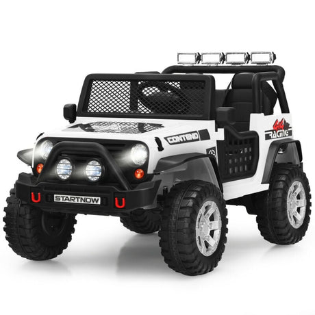 Camioneta eléctrica de 12 V para niños con control remoto y palanca de operación