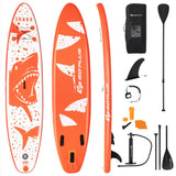 Inflatable Stand Up Paddle Board with Backpack Aluminum Paddle Pump
