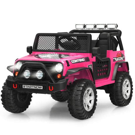 Camioneta eléctrica de 12 V para niños con control remoto y palanca de operación