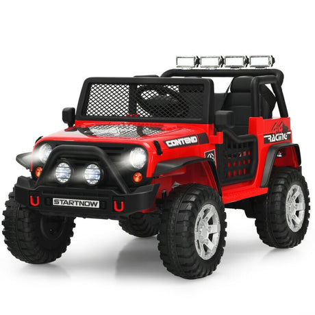 Camioneta eléctrica de 12 V para niños con control remoto y palanca de operación