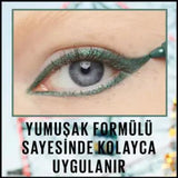 Maybelline New York Gel Eyeliner - 819 Galactic Cobalt, Long-Lasting and Waterproof Burgundy Eye Makeup