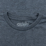 Blue Moon Gold Print Logo T-Shirt - Indigo