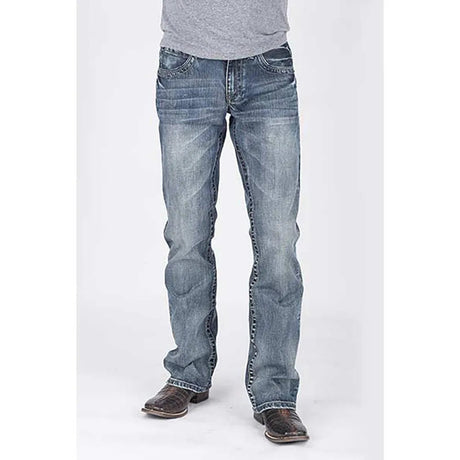 Jeans Tin Haul Guy (Lavado Medio) - Jeans Bootcut para Hombre (Liquidación)