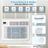 Aire Acondicionado de Ventana de 10000 BTU - Blanco