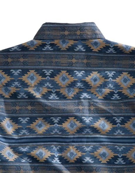 Camisa vaquera de manga larga Indigo Aztec de Tin Haul (Gris) - Para hombre