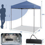 Carpa plegable para exterior de 2 x 2 metros con protección solar UPF 50+
