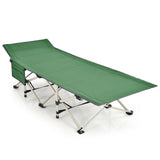 Catres de camping plegables anchos con bolsa de transporte