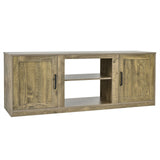 Mueble de TV con puertas corredizas dobles para televisores de hasta 65 pulgadas