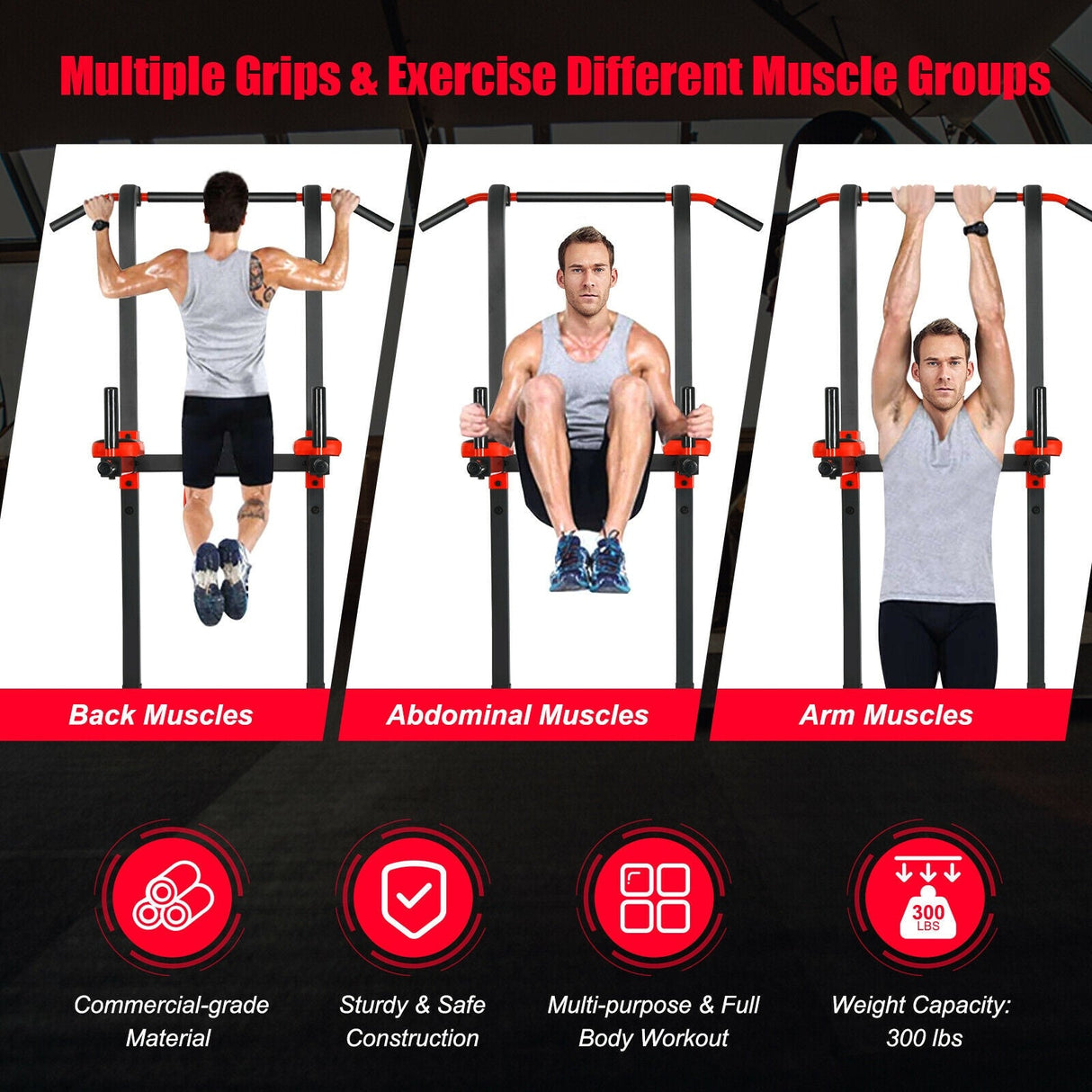 Torre de potencia multifunción para un entrenamiento de cuerpo completo