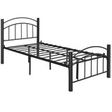 Modern Platform Bed with Headboard and Footboard