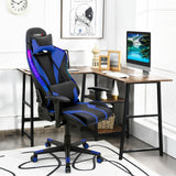 Silla Gamer Ajustable Giratoria para Computadora con Luces LED Dinámicas