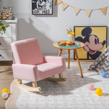 Mecedora infantil con patas de madera maciza