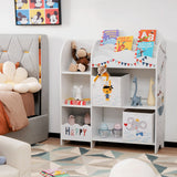 Mueble Organizador de Madera para Niños con Contenedores