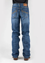 Tin Haul 420 Regular Joe Costuras Doradas (Lavado Medio) - Jeans Vaqueros Acampanados de Hombre