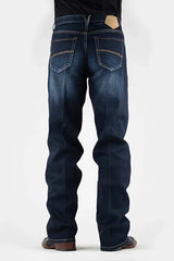 Tin Haul 421 Regular Joe Stretch (lavado oscuro) - Vaqueros de hombre de corte bota