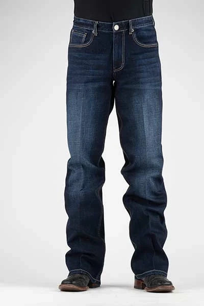 Tin Haul 421 Regular Joe Stretch (lavado oscuro) - Vaqueros de hombre de corte bota