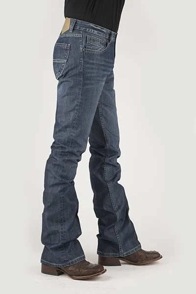 Vaqueros Tin Haul 1660 Jagger Fit (lavado oscuro) - Corte bota para hombre